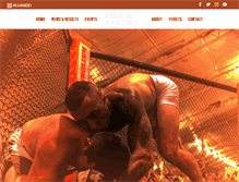 Tablet Screenshot of irontigerfightseries.com